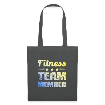 Équipe de fitness - Sac en tissu - gris graphite - Devant