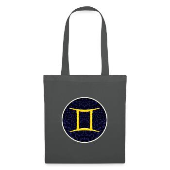 Gémeaux - Sac en tissu - gris graphite - Devant
