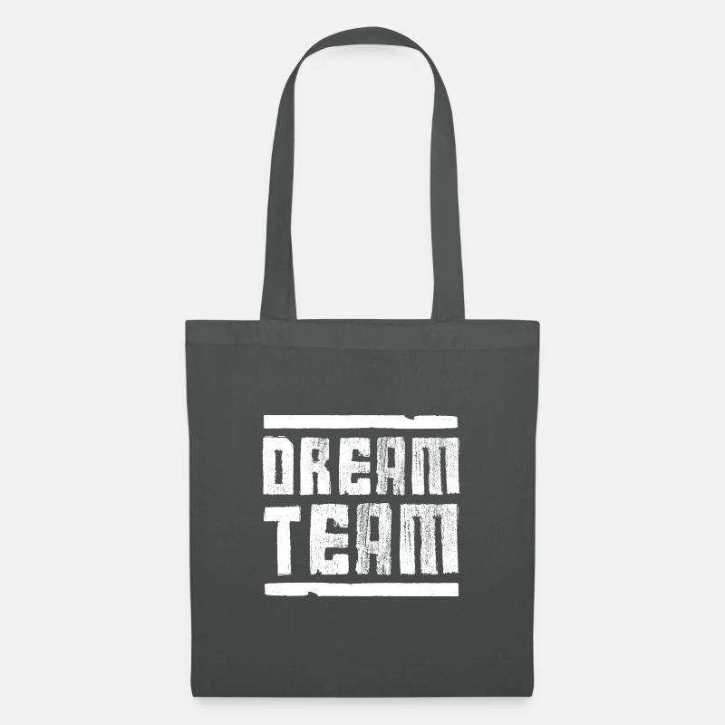 dream team - Stoffbeutel - Graphite