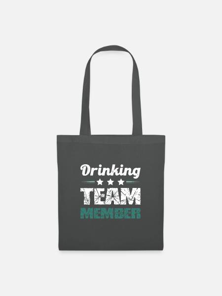 Drinking Team - Stoffbeutel - Graphite