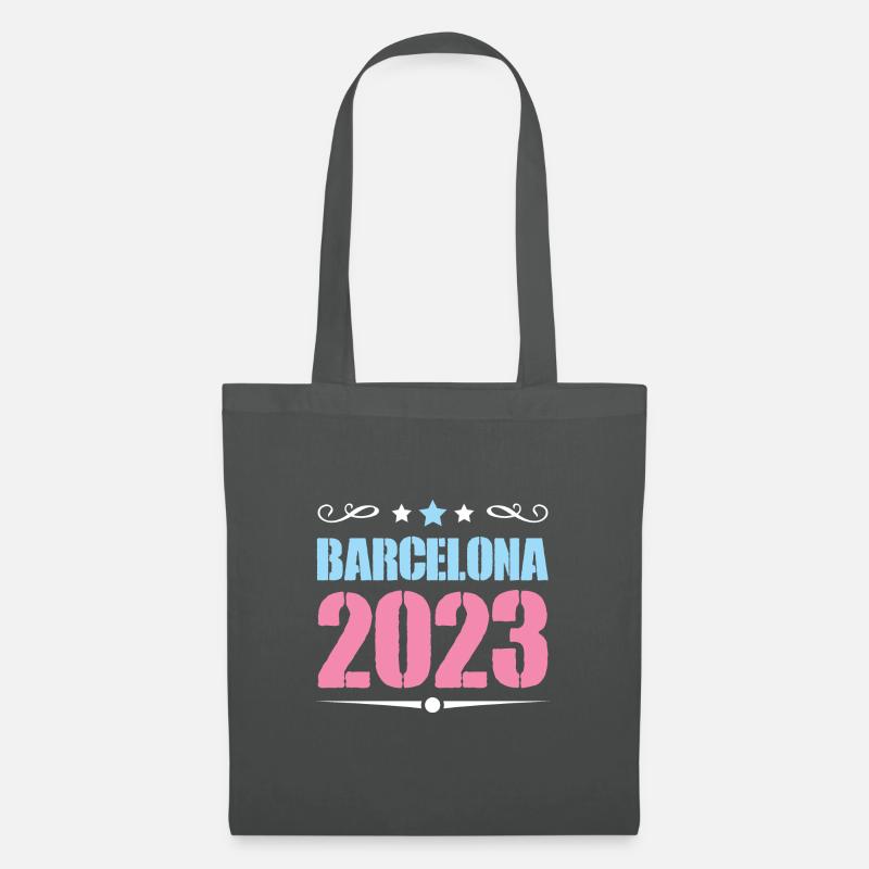 Barcelona 2023 - Stoffbeutel - Graphite