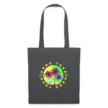 Prague Tour Palm Trees Holidays - Tote Bag - graphite grey - Front