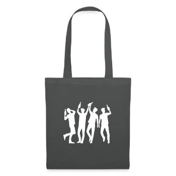 Junggesellenabschied Party Gruppe - Stoffbeutel - Graphite - Vorne