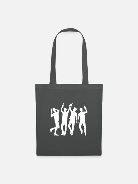 Junggesellenabschied Party Gruppe - Stoffbeutel - Graphite