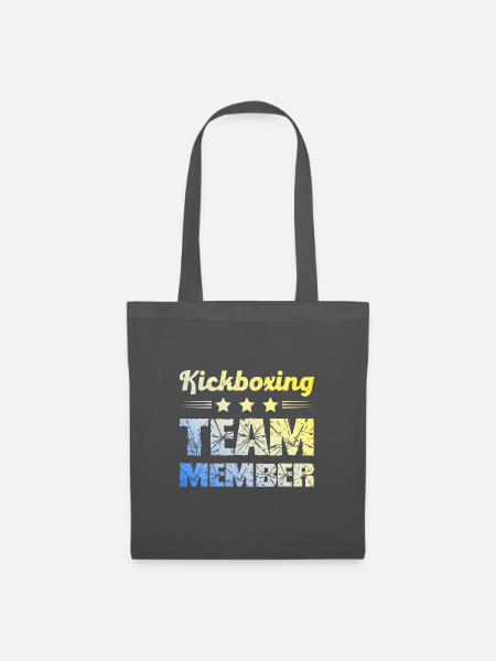 Kickboxing Team - Stoffbeutel - Graphite