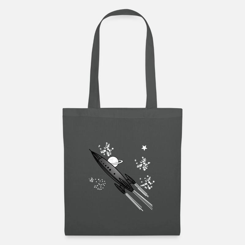 Rakete - Stoffbeutel - Graphite