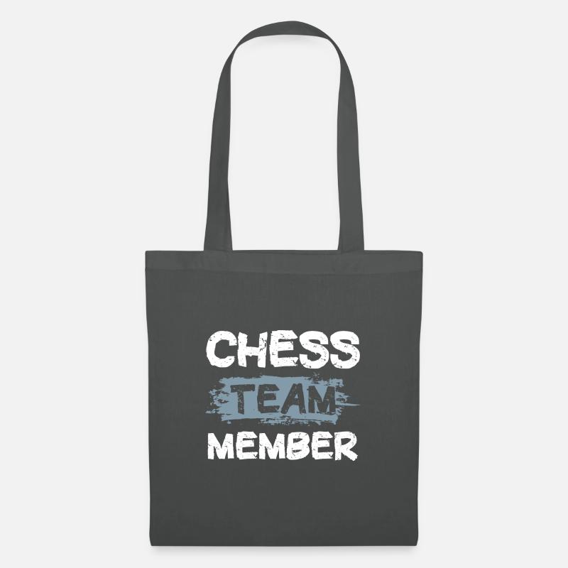 Chess Team - Stoffbeutel - Graphite