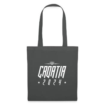 Croatia 2024 - Stoffbeutel - Graphite - Vorne