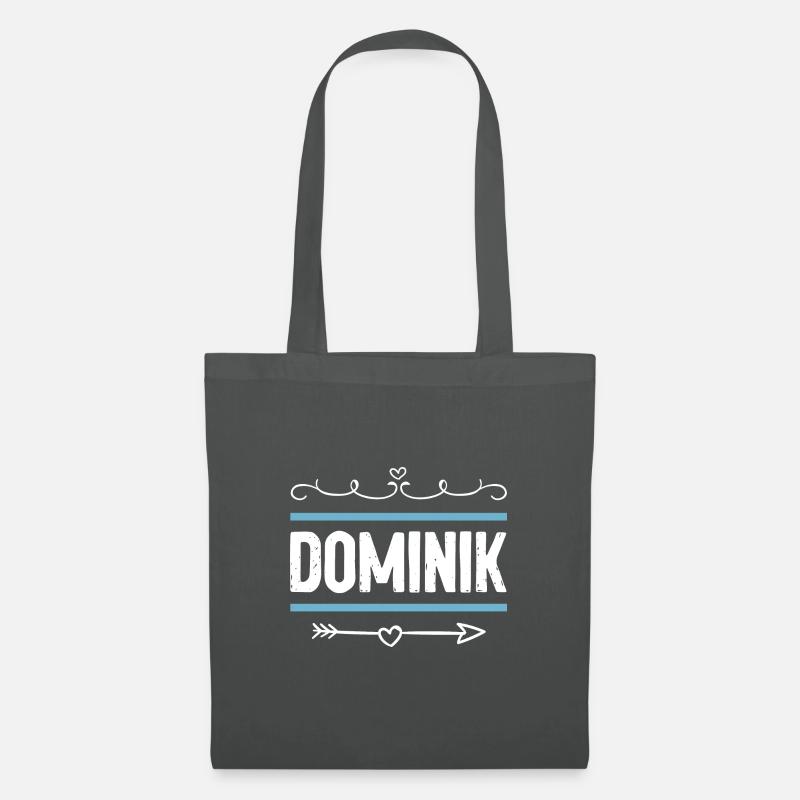 Dominik - Stoffbeutel - Graphite