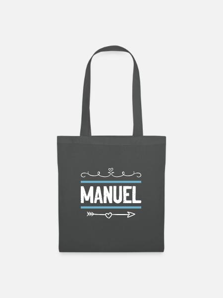 Manuel - Stoffbeutel - Graphite
