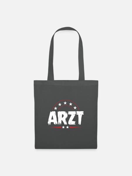 Arzt Beruf - Stoffbeutel - Graphite