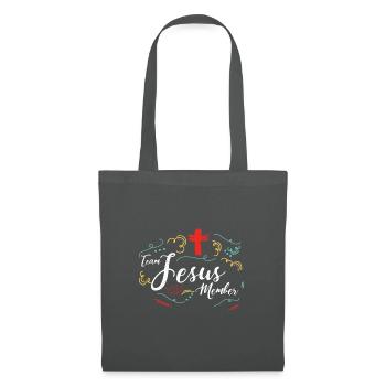 Team Jesus - Tote Bag - graphite grey - Front