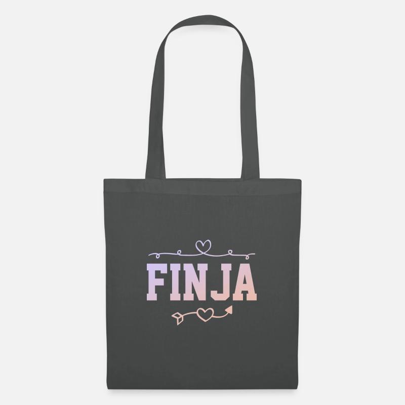 Finja - Stoffbeutel - Graphite