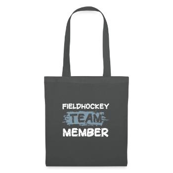 Équipe de hockey sur gazon - Sac en tissu - gris graphite - Devant