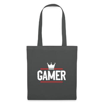 Gamer Beruf - Stoffbeutel - Graphite - Vorne