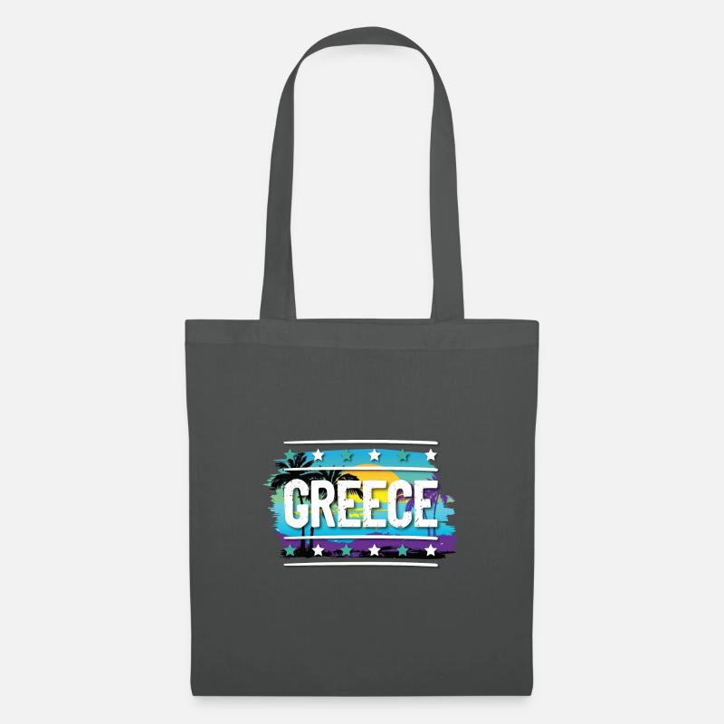 Greece - Stoffbeutel - Graphite