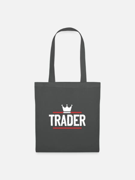 Trader Beruf - Stoffbeutel - Graphite