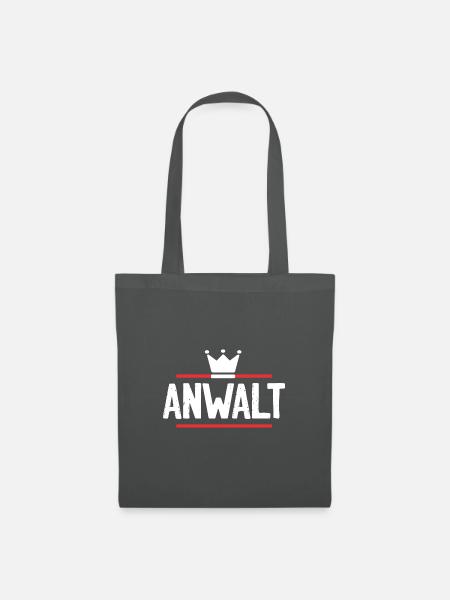 Anwalt Beruf - Stoffbeutel - Graphite