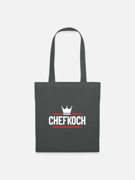 Chefkoch Kochen - Stoffbeutel - Graphite