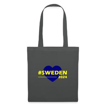 Suède 2024 Amour du cœur - Sac en tissu - gris graphite - Devant