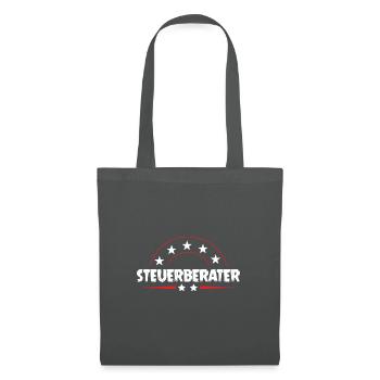 Steuerberater Beruf - Stoffbeutel - Graphite - Vorne