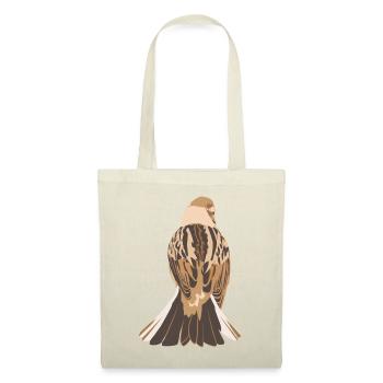 Bruant des roseaux logo - Sac en tissu - nature - Devant