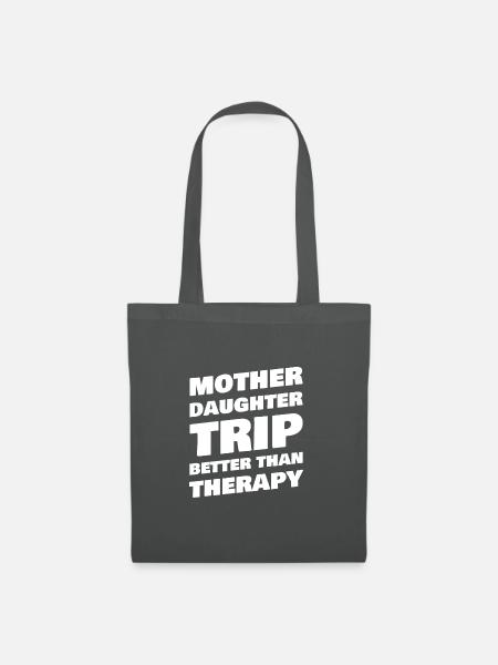 Mother Daughter Trip Mom Daughter Travel Matching - Stoffbeutel - Graphite