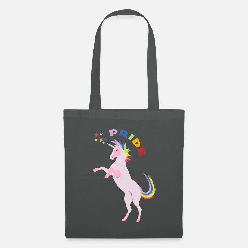 Pride Unicorn - Stoffbeutel - Graphite