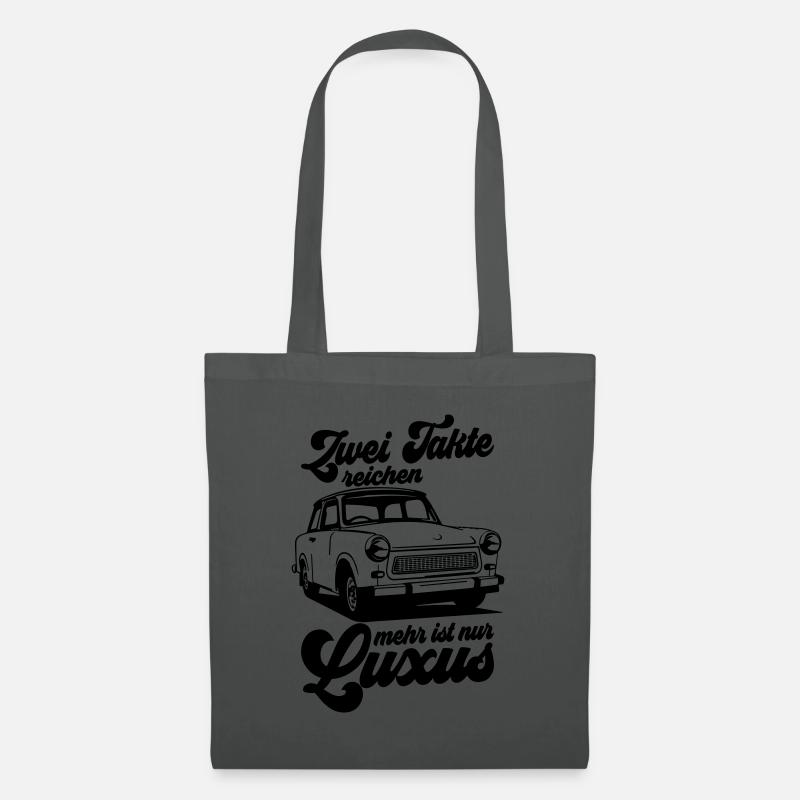 Farbe änderbar | Trabbi Zweitakt  - Stoffbeutel - Graphite