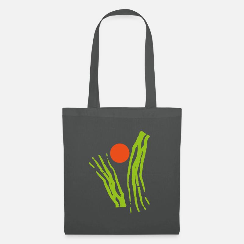Sonne Gras - Stoffbeutel - Graphite