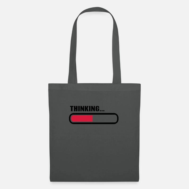 Thinking loading - Stoffbeutel - Graphite