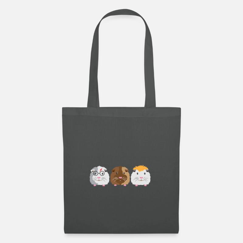 Three little Guinea pigs - Tote Bag - graphite grey
