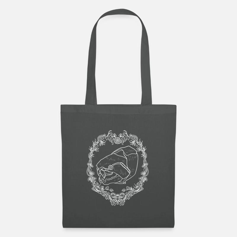 Dunkleosteus White 1 - Stoffbeutel - Graphite