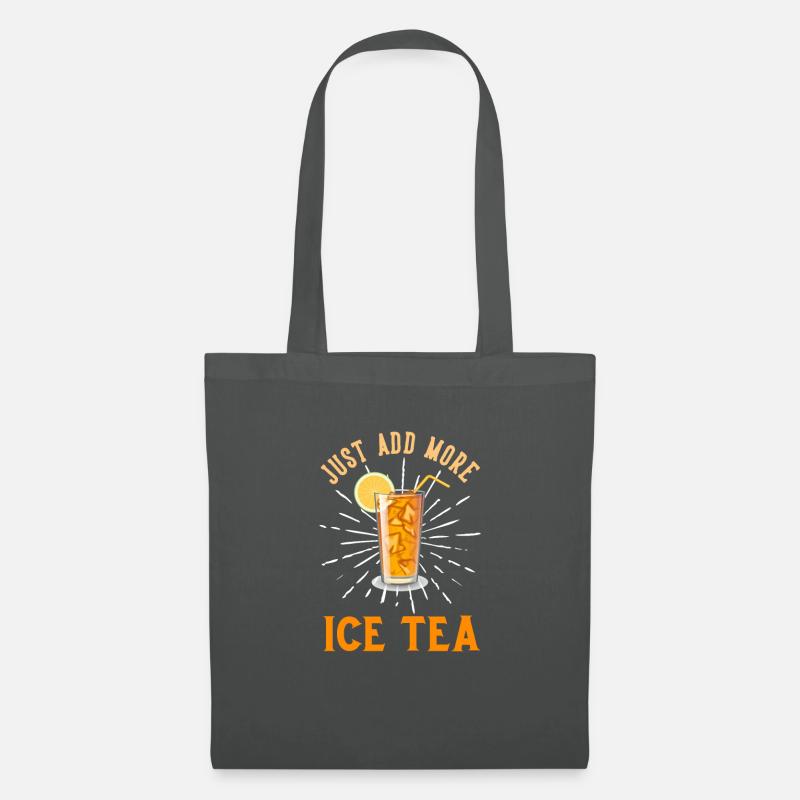 Just add ICE TEA - Stoffbeutel - Graphite