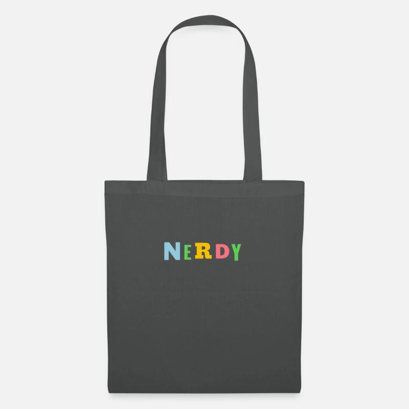 Nerdy - Stoffbeutel - Graphite