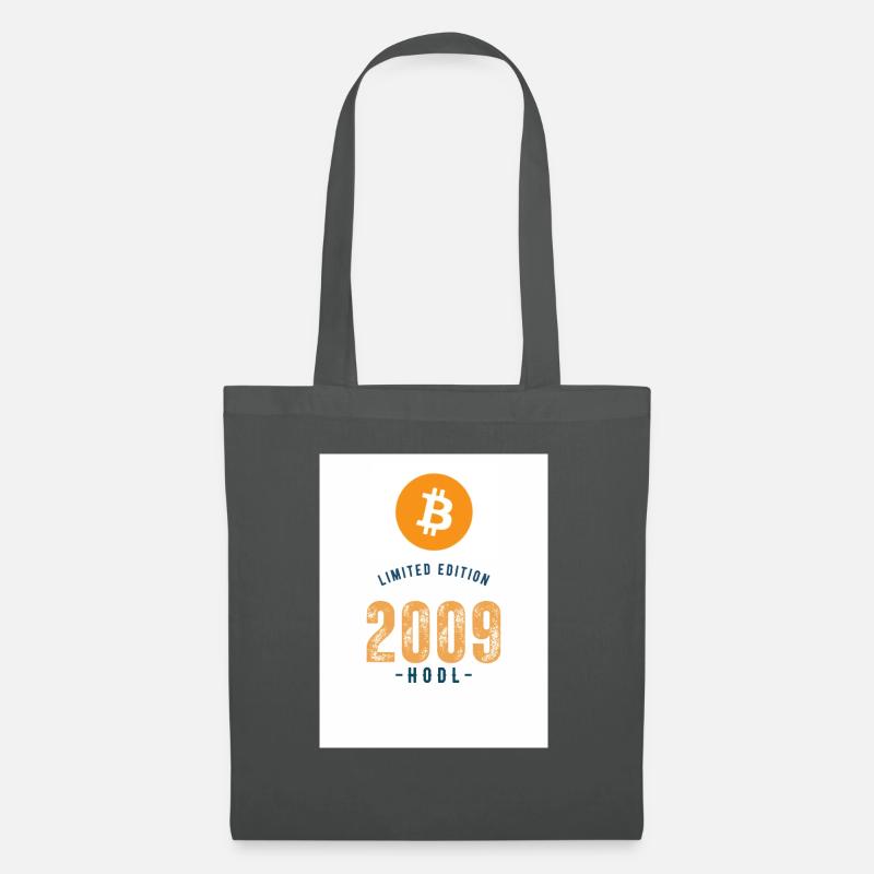 2009 Bitcoin fixes this - Tote Bag - graphite grey