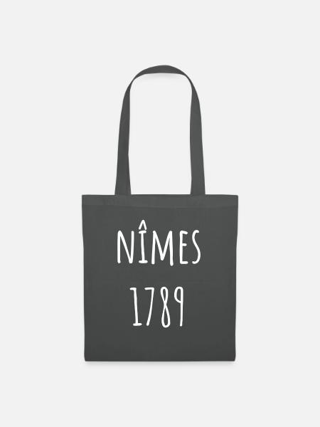 Nîmes im 1789 - Stoffbeutel - Graphite