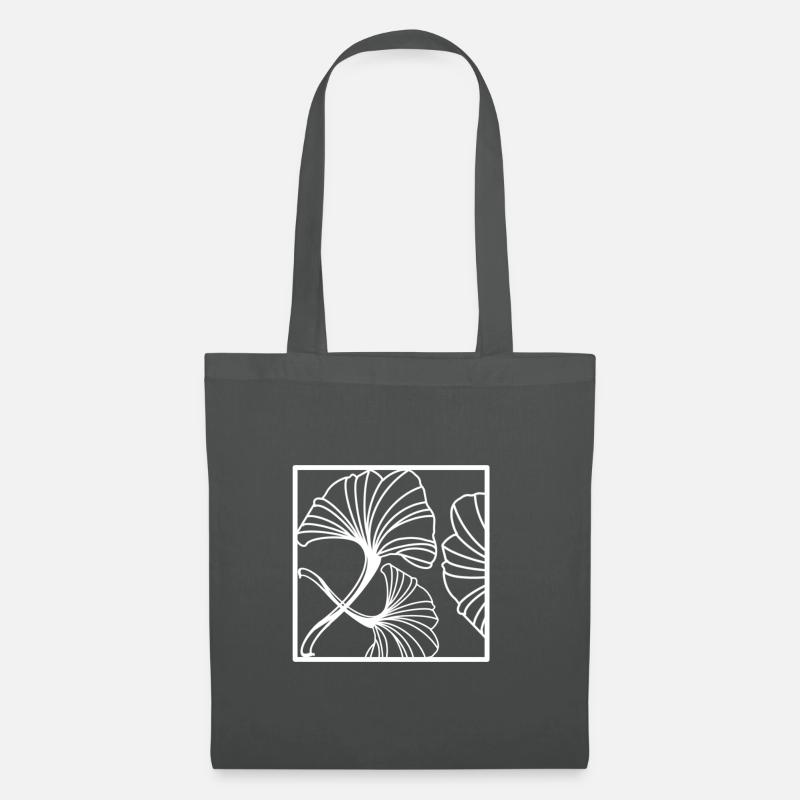Ginkgo - Stoffbeutel - Graphite