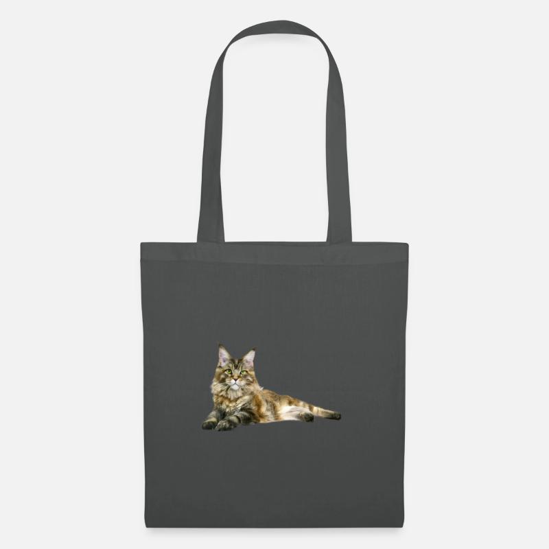 Maine Coon Katze - Stoffbeutel - Graphite