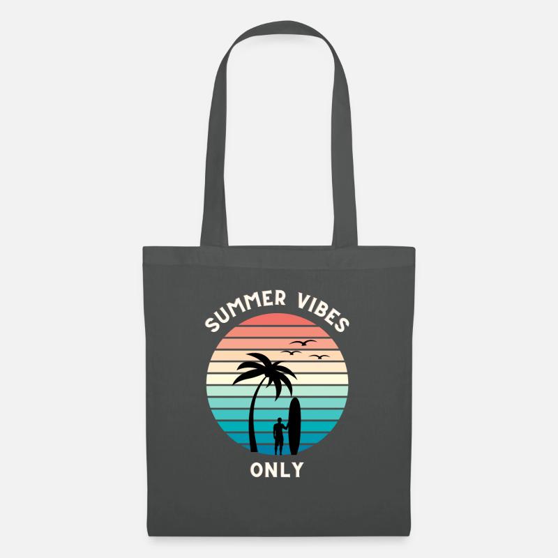 Sommer vibes only - Stoffbeutel - Graphite