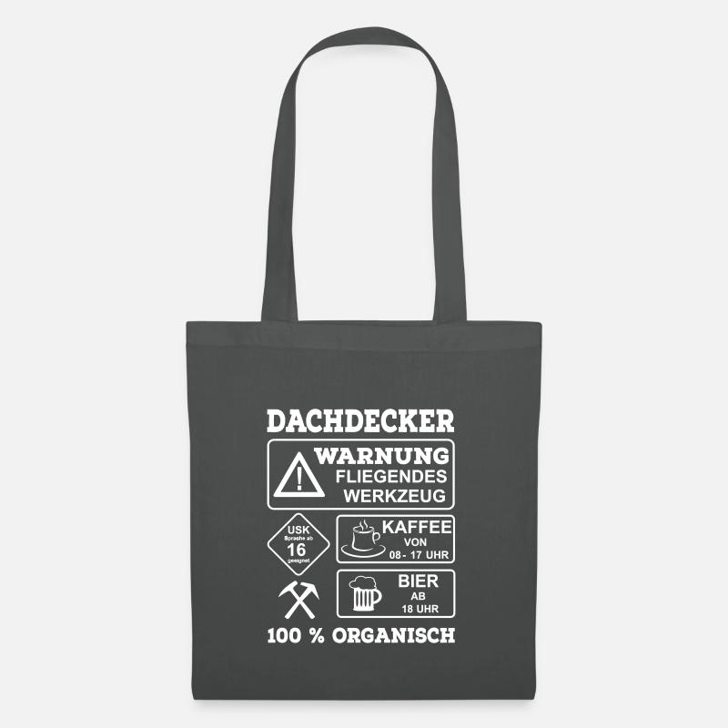 Dachdecker - Stoffbeutel - Graphite