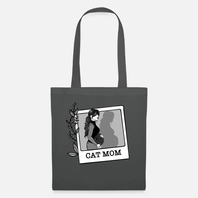 CAT Mom - Stoffbeutel - Graphite