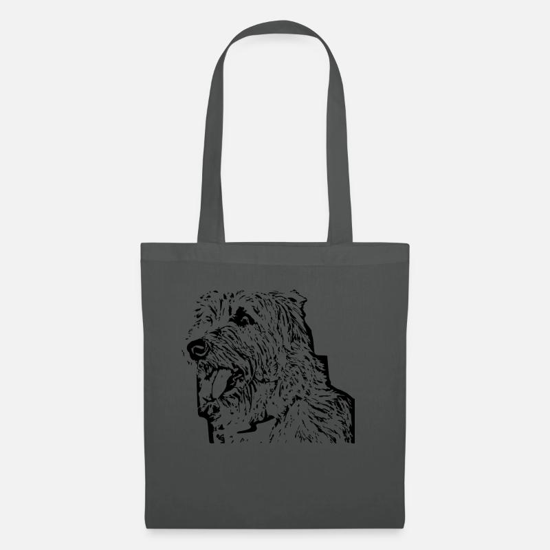 Hund - Stoffbeutel - Graphite
