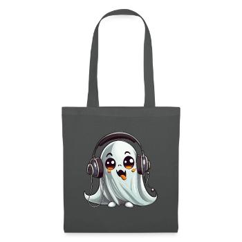 Funny ghost for halloween - Tote Bag - graphite grey - Front
