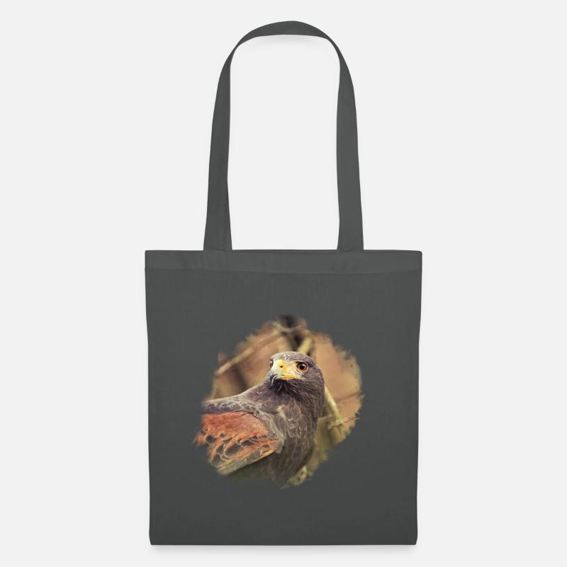 Luzie Harris Hawk - Stoffbeutel - Graphite