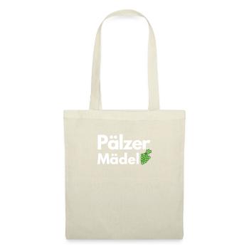 Pfälzer Mädel - TShirt Geschenk für Pfälzer Damen - Stoffbeutel - Natur - Vorne