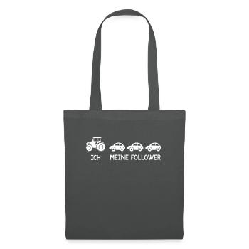 Farmer Agriculture Farmer Tractor - Tote Bag - graphite grey - Front