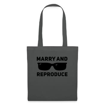 Se marier et se reproduire - Sac en tissu - gris graphite - Devant