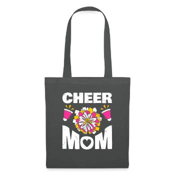 Cheer Mom Chemise Mère Cheerleader Cadeau - Sac en tissu - gris graphite - Devant