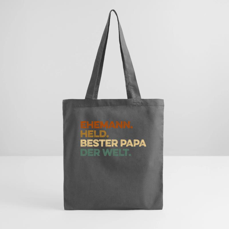 Held Bester Papa Mann Der Welt Held Bester Ehemann Stoffbeutel